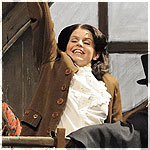 Shelley on stage in 'Little Women'.