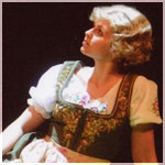 Shelley as Maria Von Trapp in 'The Sound of Music'.